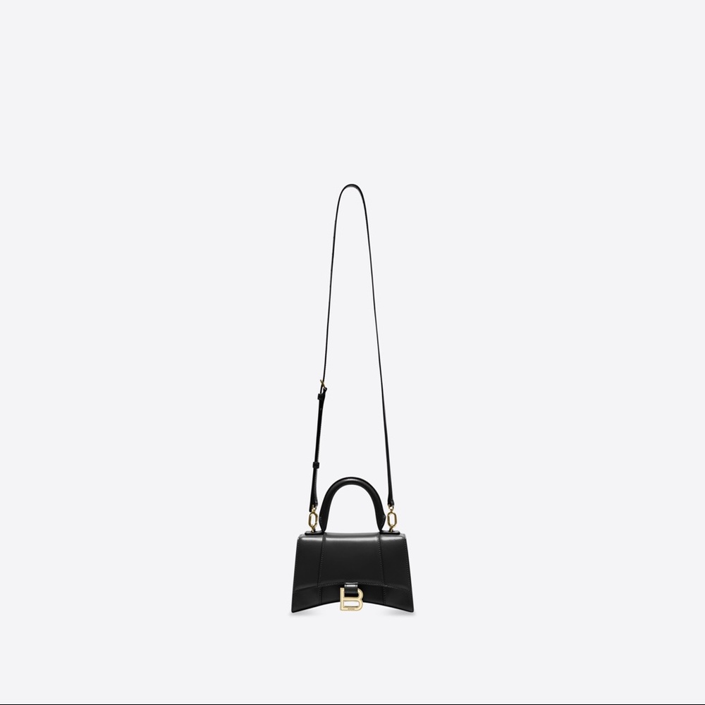 NWT Authentic Balenciaga Hourglass XS Top Handle Bag in Black - Picture 5 of 9